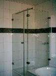Breuer First Glass mit aufgesetzter Seitenwand, Echtglas klar 8 mm