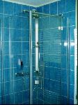 Breuer Premium Line Drehtür + Seitenwand "Prima", Sondermaß, Profil silberperleffekt, Echtglas klar 6mm, Bild 1