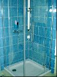 Breuer Premium Line Drehtür + Seitenwand "Prima", Sondermaß, Profil silberperleffekt, Echtglas klar 6mm, auf superflacher Brausetasse, Bild 2
