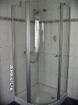 Breuer Runddusche Elana 90 x 90,  Profil Alu-silber-matt, Echtglas klar hell, Höhe 1950 mm