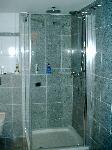 Reichel Drehtür Trento mit Seitenwand, Alu-Profile Chromeffekt mit Klarglas 6 mm, Bild 2